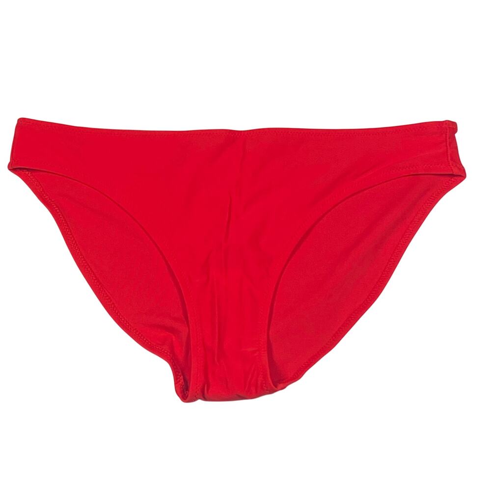 Aerie Bikini Bottom Women's Size Medium NWT Red Classic Summer Vacation Beach